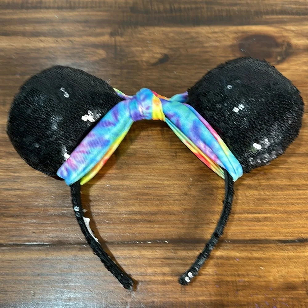 Disney Parks Minnie Mouse Ears Tie dye Kid Size